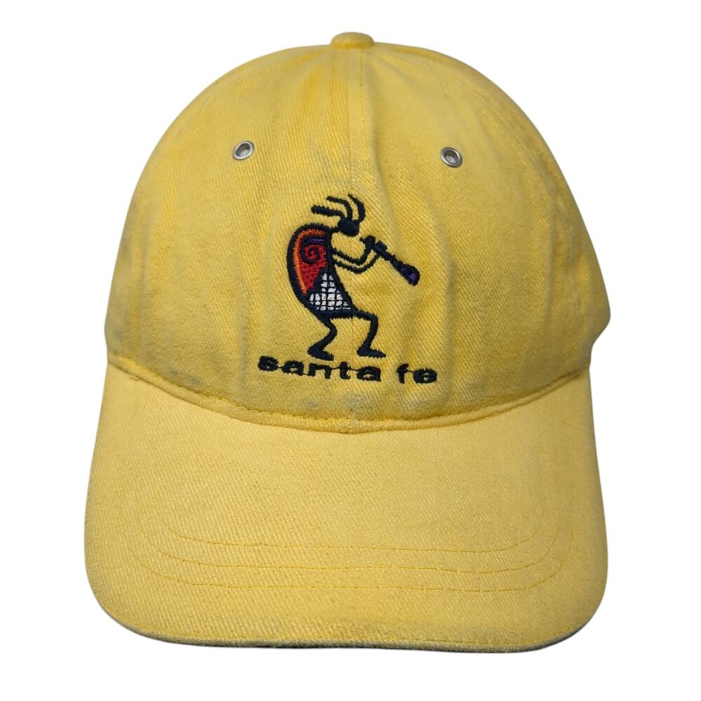 Sarita Fe Slideback Hat Yellow One Size Adjustable Embroidered Fahrenheit